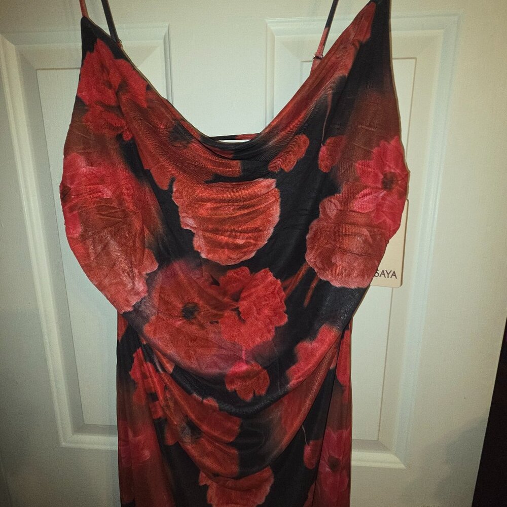 Persaya Plus Size Floral Maxi Dress